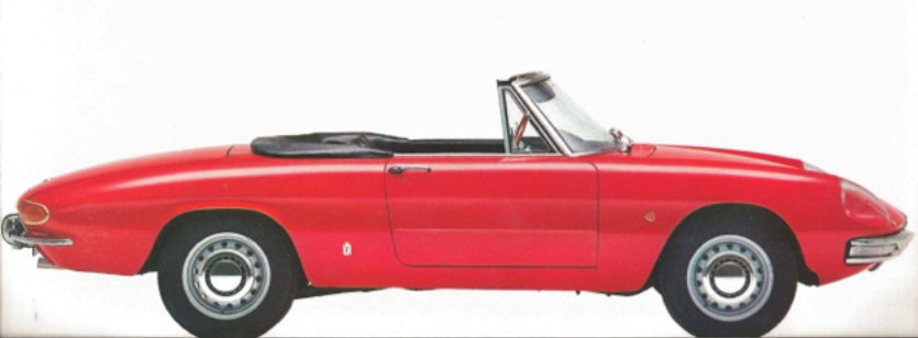 Alfa Romeo Duetto, italian original spider car, curb weight, dimensions, specs, carspec